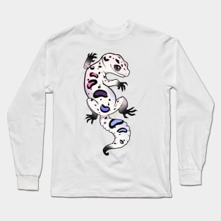 Omnisexual Pride Leopard Gecko Long Sleeve T-Shirt